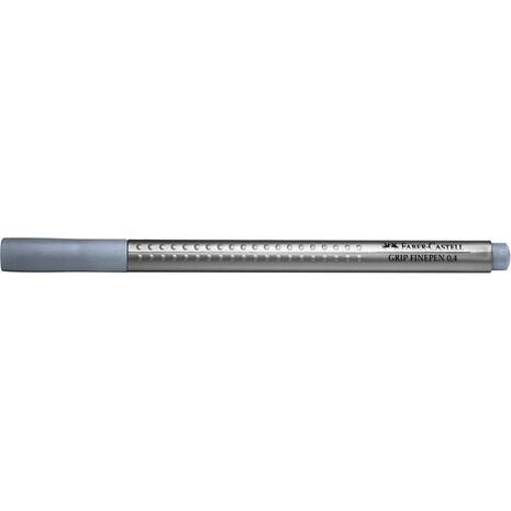 Μαρκαδόρος γραφής FABER CASTELL Grip Finepen 0.4mm Γκρι (Γκρι)